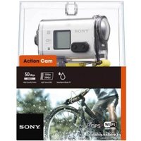 Экшен-камера Sony HDR-AS100V (корпус + водонепроницаемый чехол)