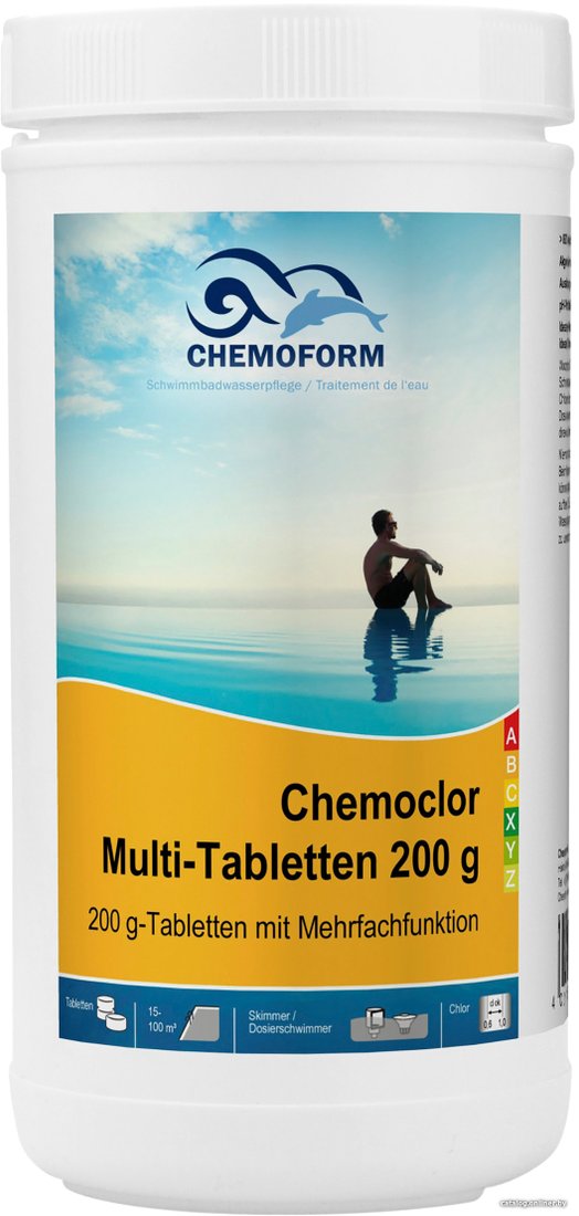Химия для бассейна Chemoform Всё-в-одном мульти-таблетки 200 г 1 кг