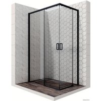 Душевой уголок Ambassador Queen Black 11011205L 120х80