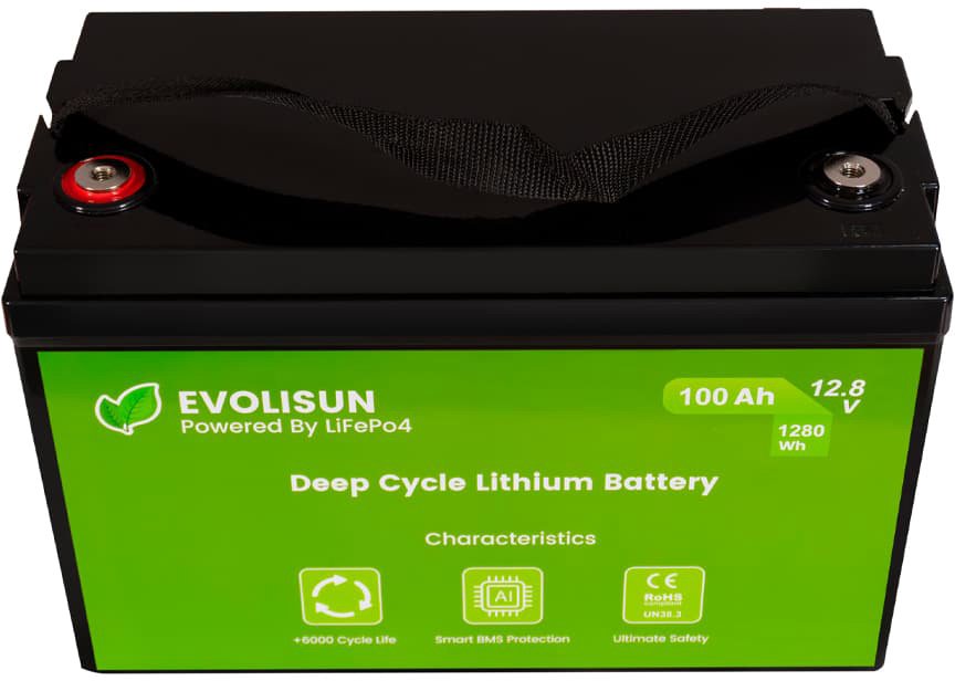 

Аккумулятор для ИБП Evolisun EVOLISUN100Q10-LFP (12.8В/100Ач)