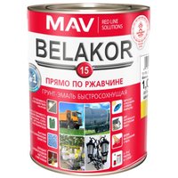 Грунт-эмаль MAV Belakor-15 Ral 1023 1 л (матовый желтый)