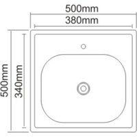 Кухонная мойка Saniteco 5050