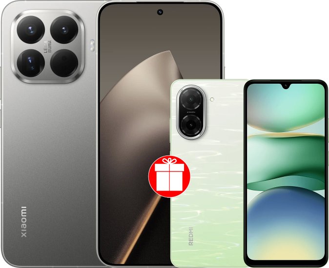 Xiaomi 15T Pro 12GB/256GB wersja międzynarodowa (szary) + Xiaomi Redmi A5 4GB/128GB (zielone jezioro) w promocji