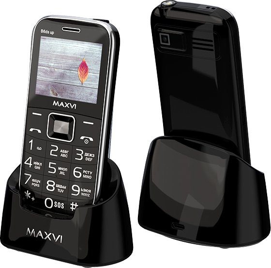 

Телефон Maxvi B6ds up (черный)