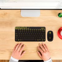 Офисный набор Logitech MK240 Nano 920-008213 (черный)