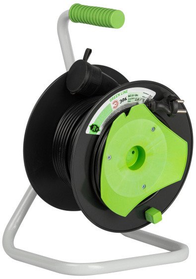 Удлинитель на катушке ЭРА GREEN LINE GAZ-2x1-30m Б0065099