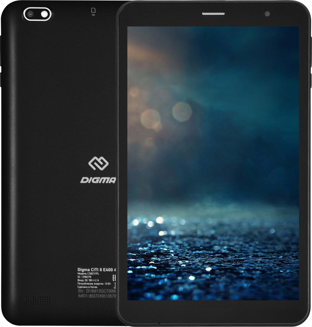 

Планшет Digma Citi 8 E400 4G (черный)