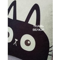 Декоративная подушка Matex Meow. Chubby 62-080 (мятный/черный)