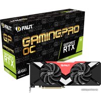 Видеокарта Palit GeForce RTX 2080 GamingPro OC 8GB GDDR6 NE62080S20P2-180A