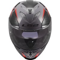 Мотошлем LS2 FF818 Storm III Dynamo (2XL, серый/красный)