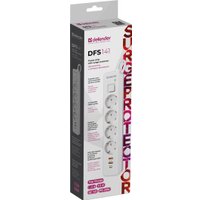 Сетевой фильтр Defender DFS 141 (1.5 м)