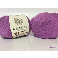 Пряжа для вязания Gazzal Baby Cotton XL 3414 50 г 105 м (сирень)