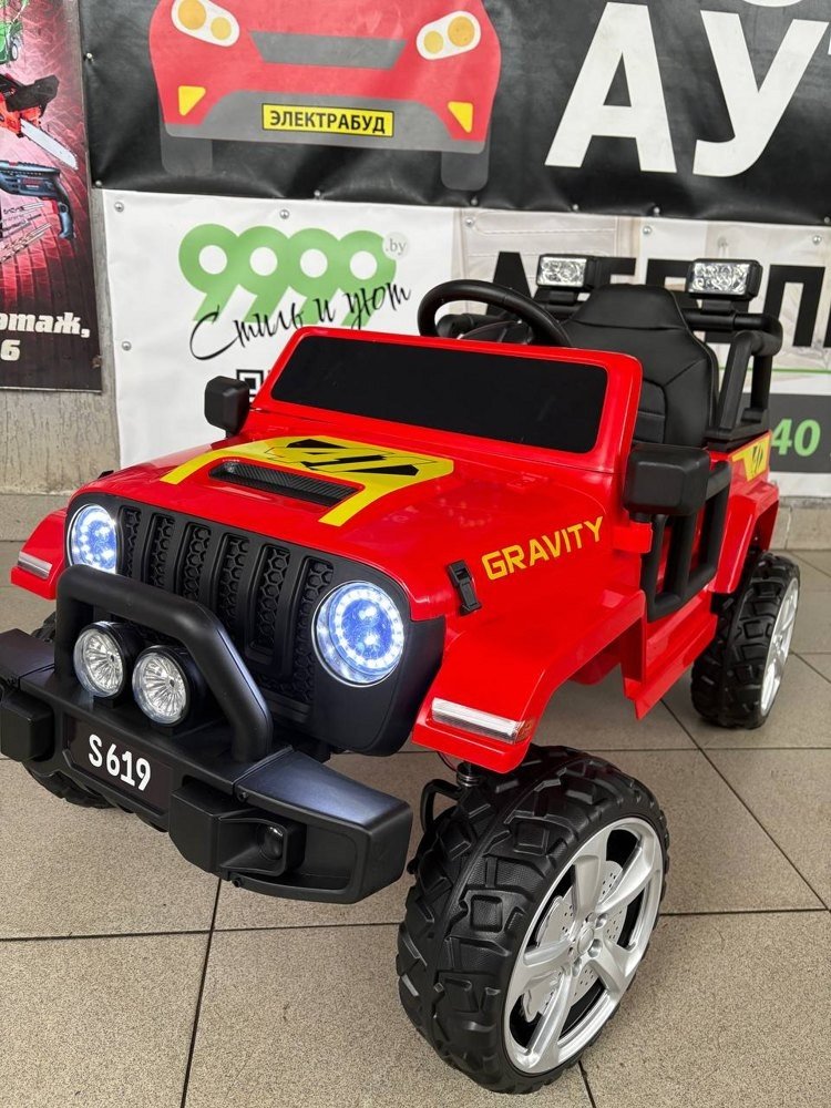 

Электромобиль Baby Driver Jeep T222 4WD (красный)