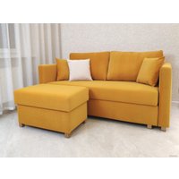 Диван Nord Star Эльф Авелина (велюр, розовый)