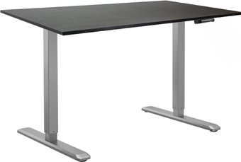 Стол с регулировкой высоты ErgoSmart Manual DESKFIT DF100 1380х800х18 мм (дуб мореный/серый)