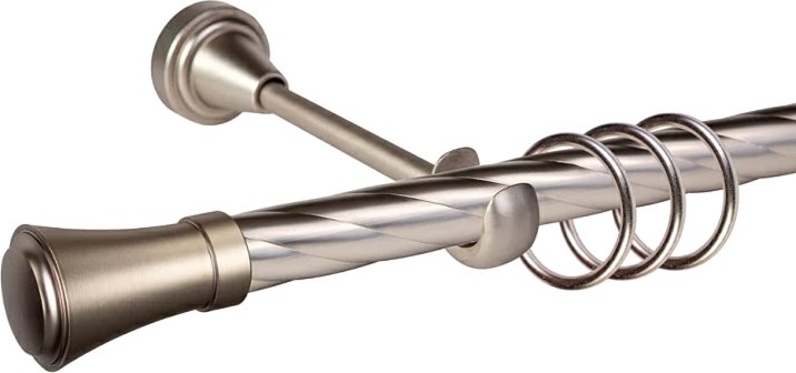 

Карниз для штор АС ФОРОС Grace D19К + наконечники Анкона (3м, сатин)