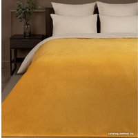 Плед Tex Republic Absolute Однотонный Фланель 150x200 31555 (желтый)
