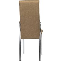 Стул ВВР Прага (коричневый/хром, рогожка)