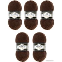 Пряжа для вязания Alize Superlana 26 (280 м, коричневый, 5 мотков)