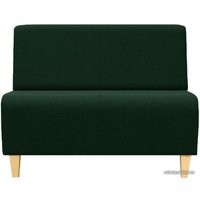 Диван Brioli РудиД двухместный (рогожка, J8 темно-зеленый)