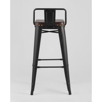 Стул Stool Group Tolix Soft LF630A Matte Black 3474+PU7005 (черный матовый)