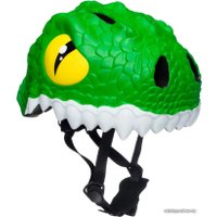 Cпортивный шлем Crazy Safety Green Dragon 2021 (S, зеленый)