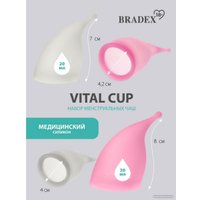 Менструальная чаша Bradex Vital Cup (S+L)