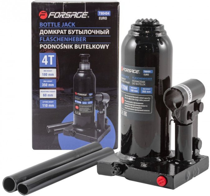 

Бутылочный домкрат FORSAGE F-T90404 (Euro) 4т