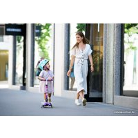 Трехколесный самокат Micro Mini Micro Deluxe Foldable LED (сиреневый)