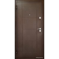Металлическая дверь Форпост 73 (беленый дуб)