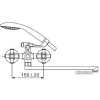 Смеситель Gappo G2242