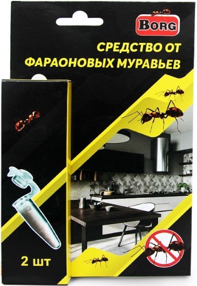 

Средство от насекомых Borg от фараоновых муравьев (2 шт)