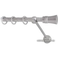 Карниз для штор Lm Decor Гиро (сатин, витая, 2.4м 16мм, 1 ряд)