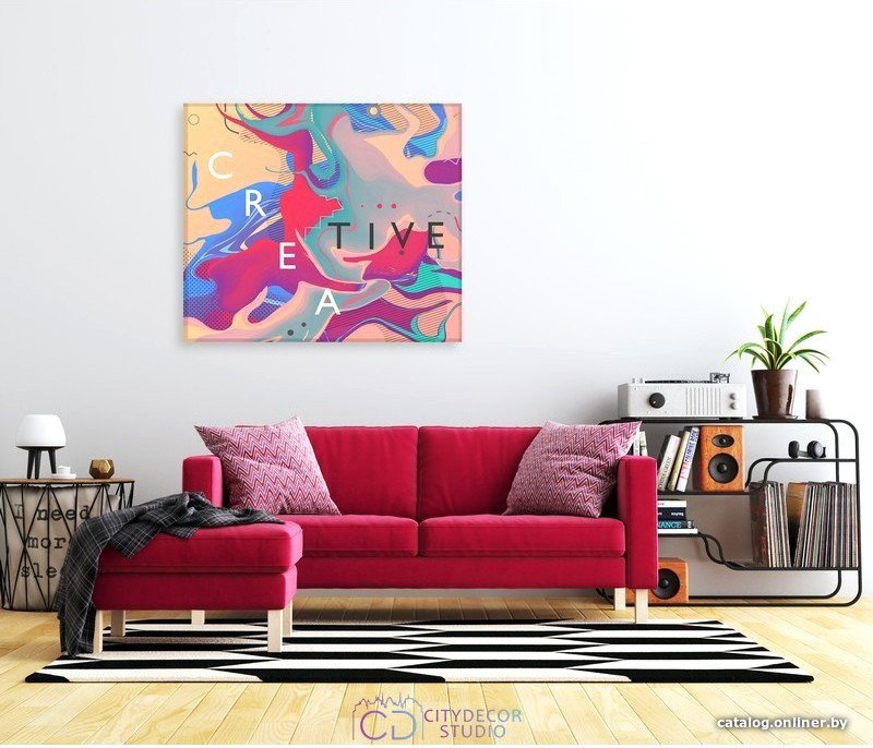 Модульная картина Citydecor Абстракция 2.6 60x70 см