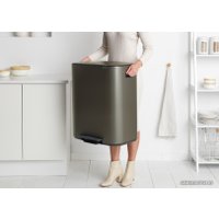 Система сортировки мусора Brabantia Bo Pedal Bin 2 x 30 л (платиновый)