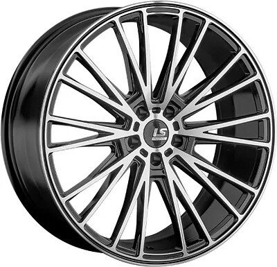Литые диски LS RC60 21x9 5x120мм DIA 72.6мм ET 40мм BKF
