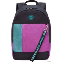 Городской рюкзак Grizzly RXL-327-3 (черный/бирюзовый)