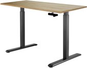 Manual Desk 1360x800x36 мм (дуб натуральный/черный)