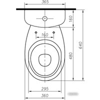 Унитаз напольный Colombo Полисся плюс 3/6 л (S19990500)