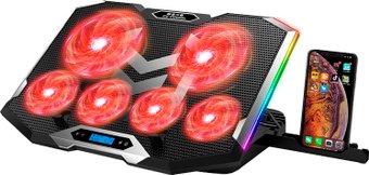 Подставка ICE COOREL K9 (с красной подсветкой вентиляторов)