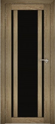 Амати 11 (ч) 70x200 (дуб шале-натуральный/черное стекло)