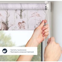 Мини рулонные шторы Franc Gardiner Print Лесные друзья медведи, день 80х160 9403219116