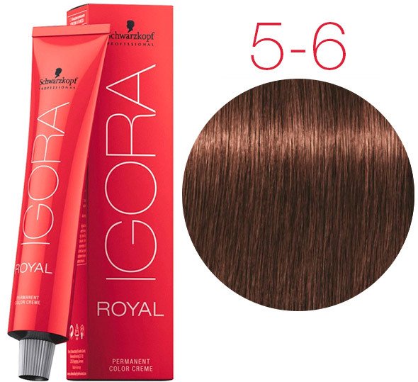 

Крем-краска для волос Schwarzkopf Professional Igora Royal Permanent Color Creme 5-6 60 мл