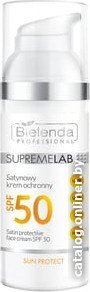 Крем солнцезащитный Bielenda Сатиновый защитный крем Home Care SPF50+ для лица 50 мл