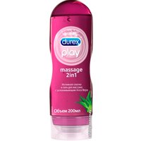 Гель для массажа Durex Play Massage 2 in 1 с Aлоэ Вера 200 мл