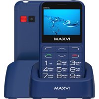 Кнопочный телефон Maxvi B231ds (синий)