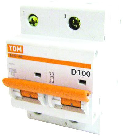 

Выключатель автоматический TDM Electric ВА 47-100 2Р 50А (D) 10кА SQ0207-0019