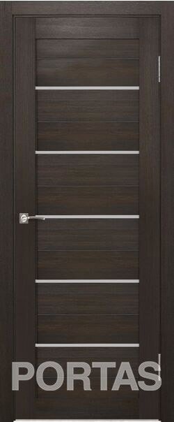 

Межкомнатная дверь Portas S22 60x200 (орех шоколад, стекло мателюкс матовое)