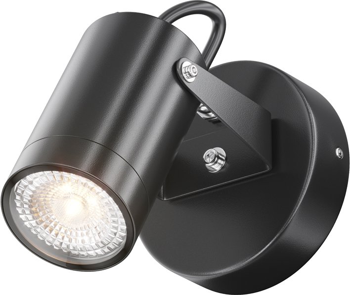 

Уличный настенный светильник Maytoni Scope O025WL-01B