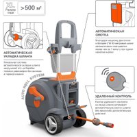 Тележка со шлангом Daewoo Power DWR 4021Li Set (с 1-им АКБ, 1/2", 40 м)